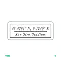 SAN SIRO STADIUM'S COORDINATES