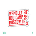 MANCHESTER UNITED'S UCL GLORY YEARS