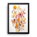 Autumn Bouquet framed wall art print — HIBR
