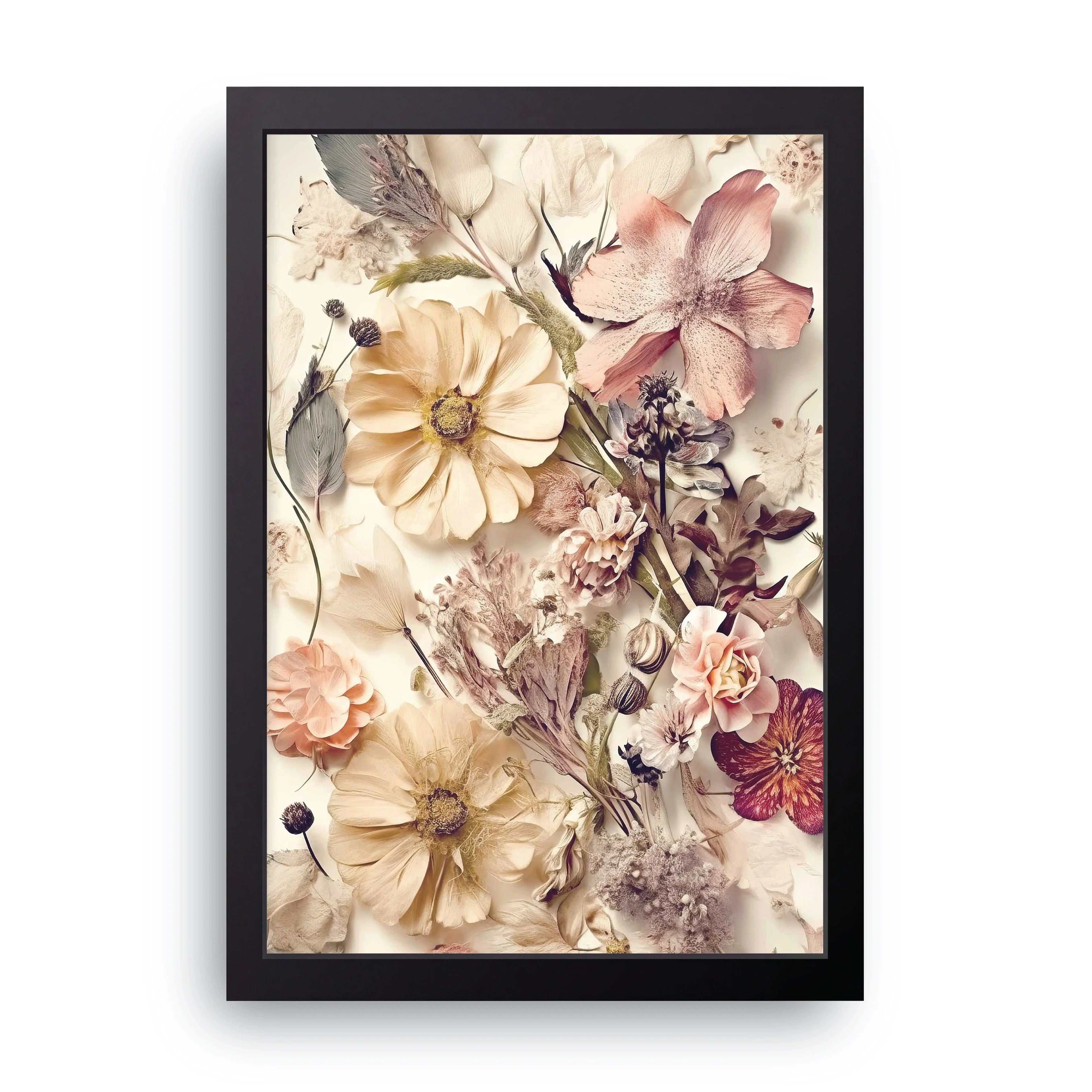 Dried Petals framed wall art print — HIBR