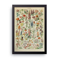 Fleurs Botanical framed wall art print — HIBR