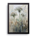 White Umbels Watercolor framed wall art print — HIBR