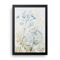 Blue Umbels Watercolor framed wall art print — HIBR