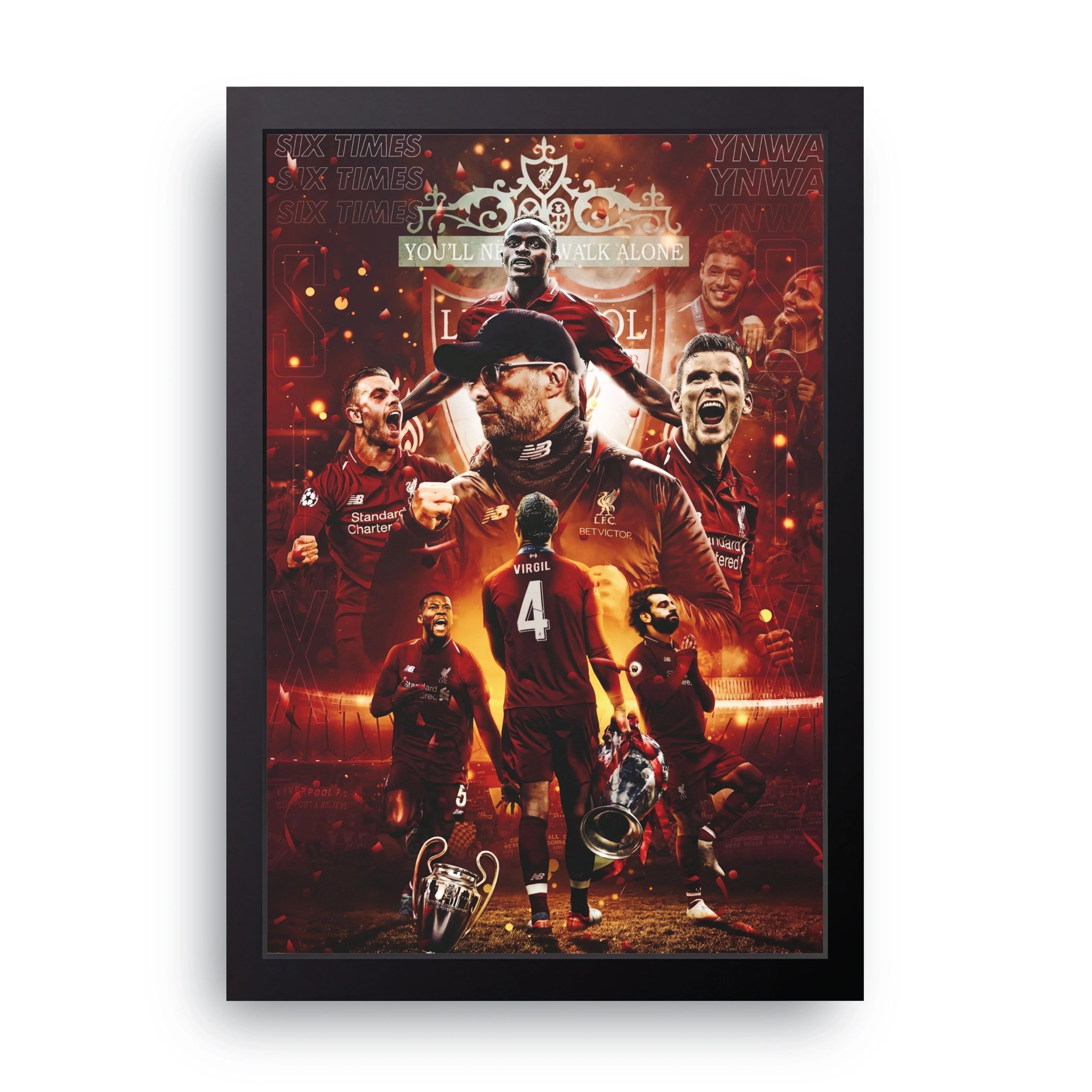 LIVERPOOL 1 framed wall art print — HIBR
