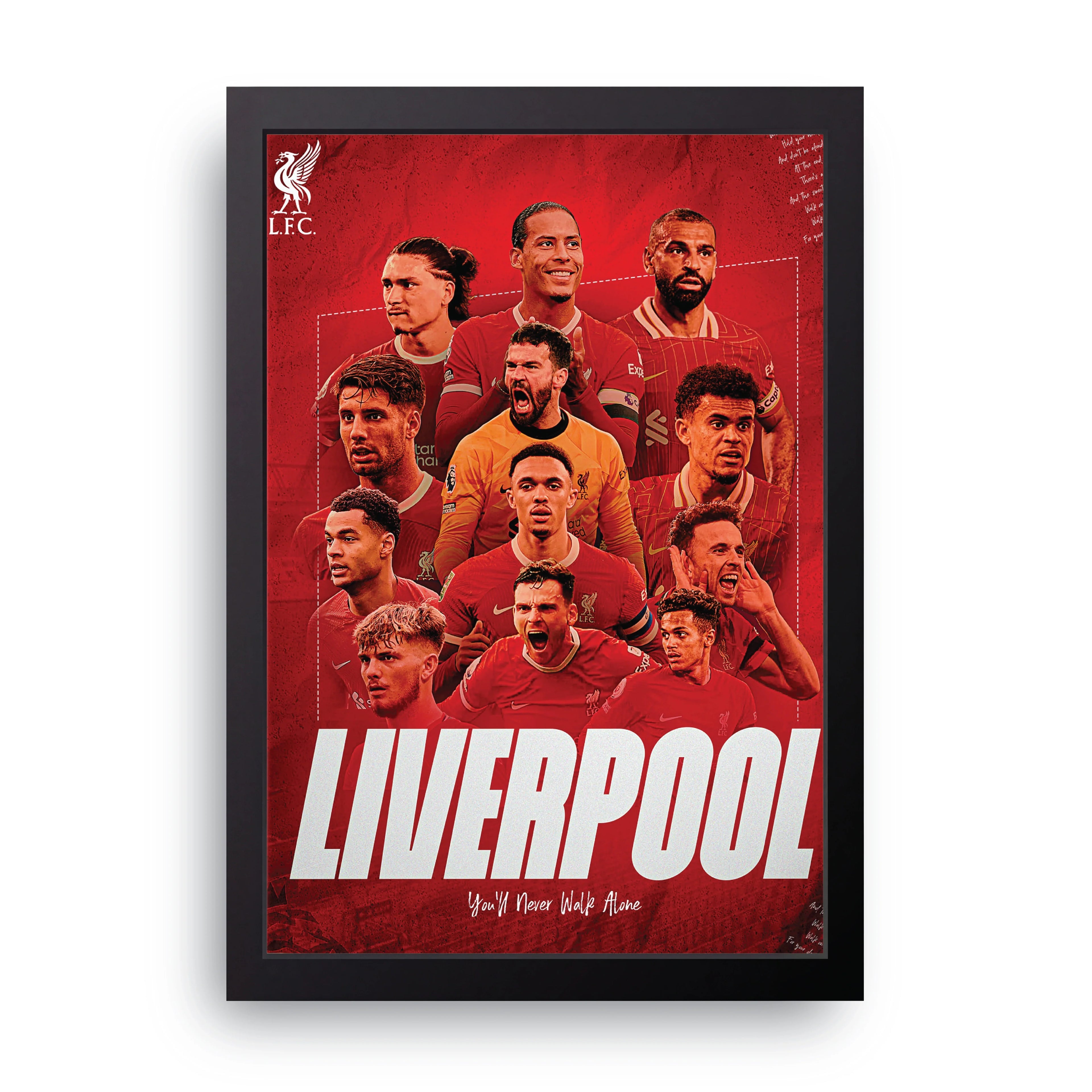 LIVERPOOL 2 framed wall art print — HIBR