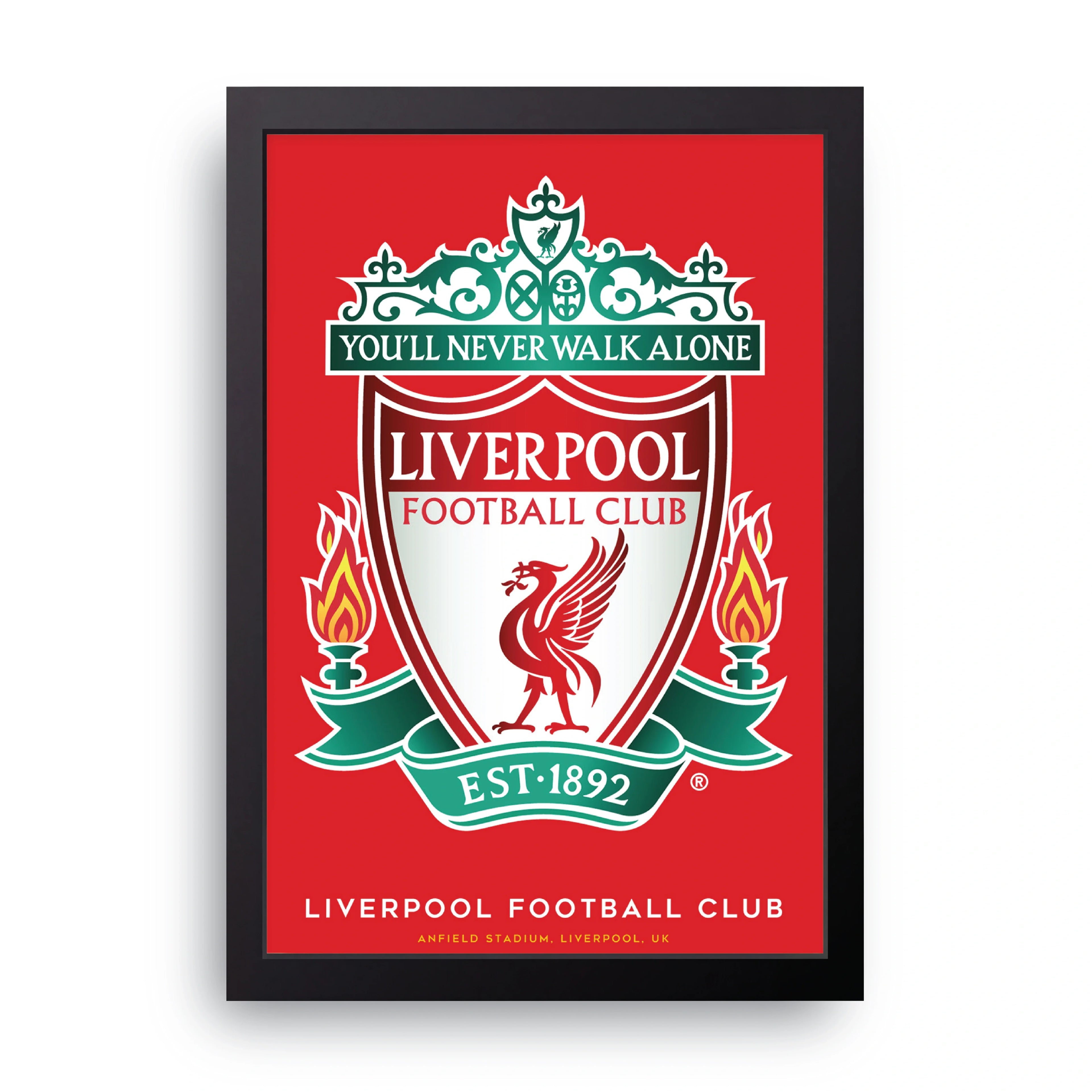 LIVERPOOL 7 framed wall art print — HIBR