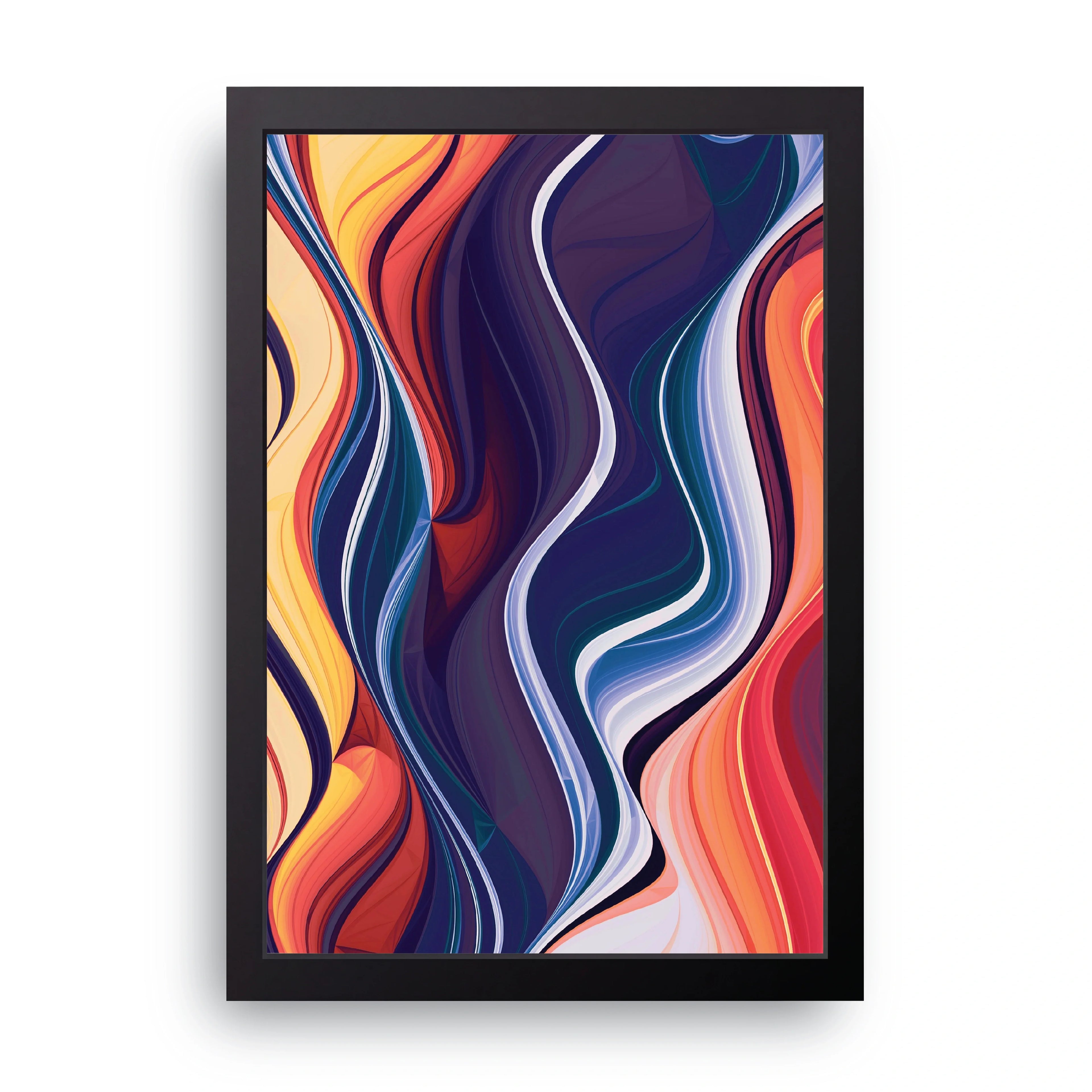 Deep Current framed wall art print — HIBR