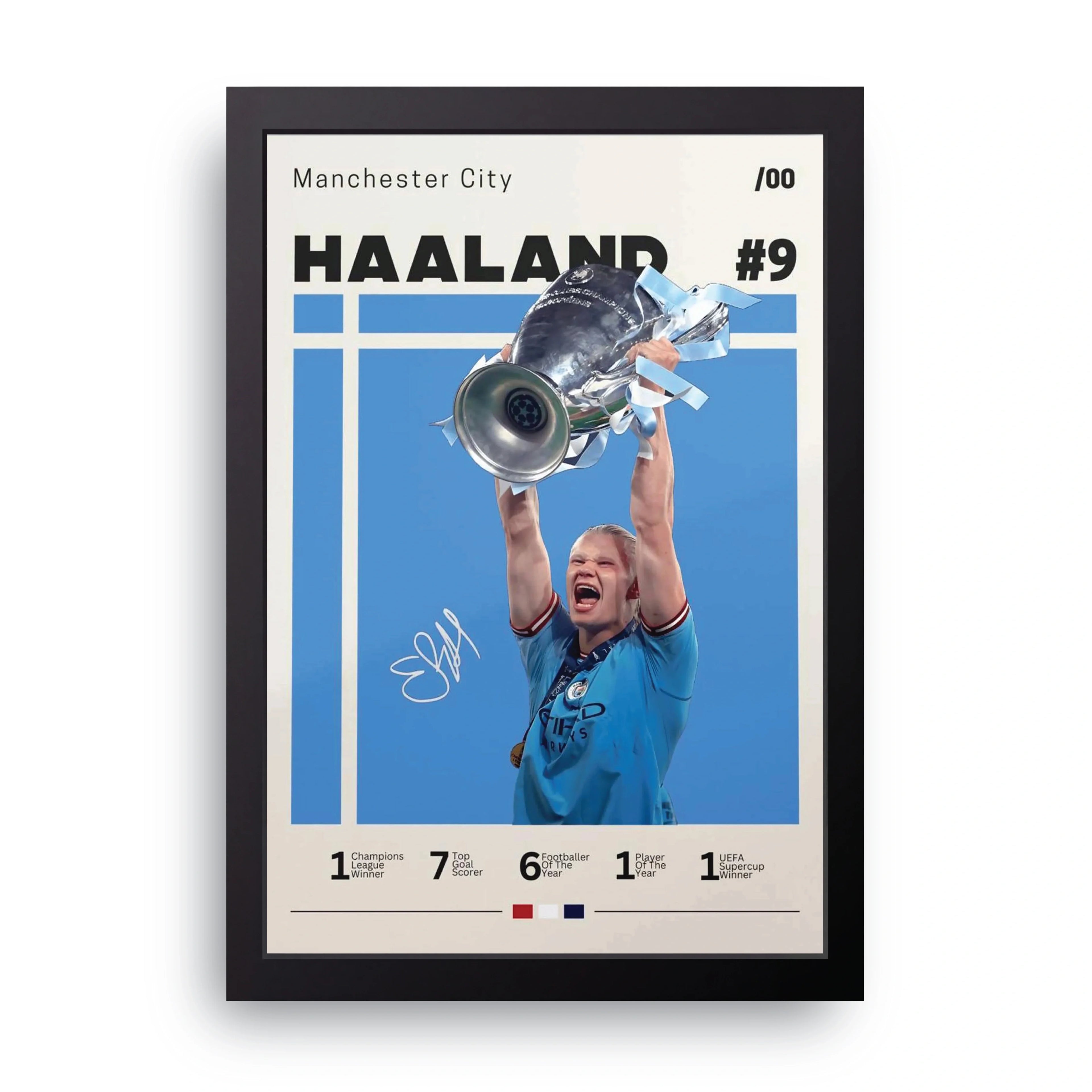 HAALAND framed wall art print — HIBR