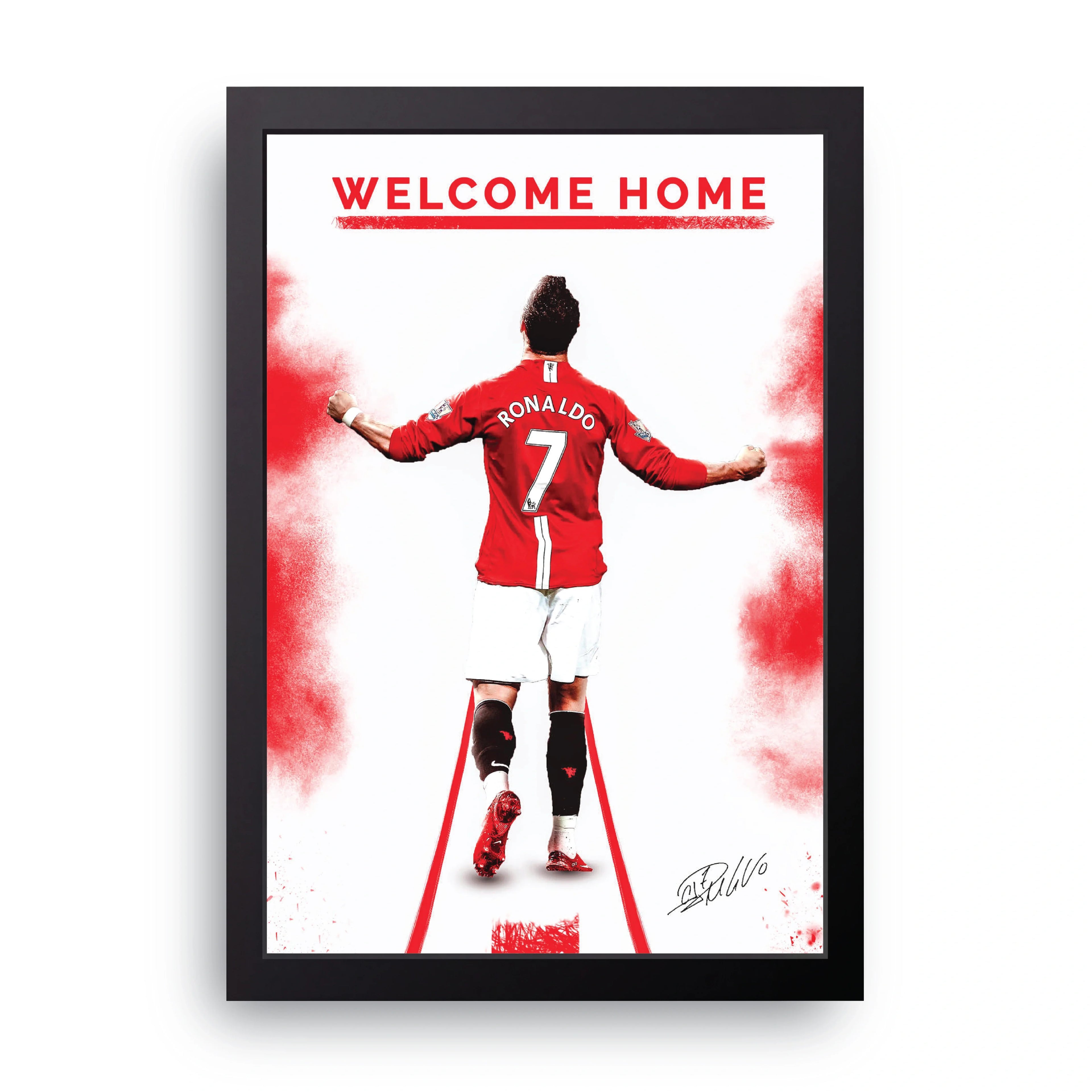 WELCOME HOME framed wall art print — HIBR