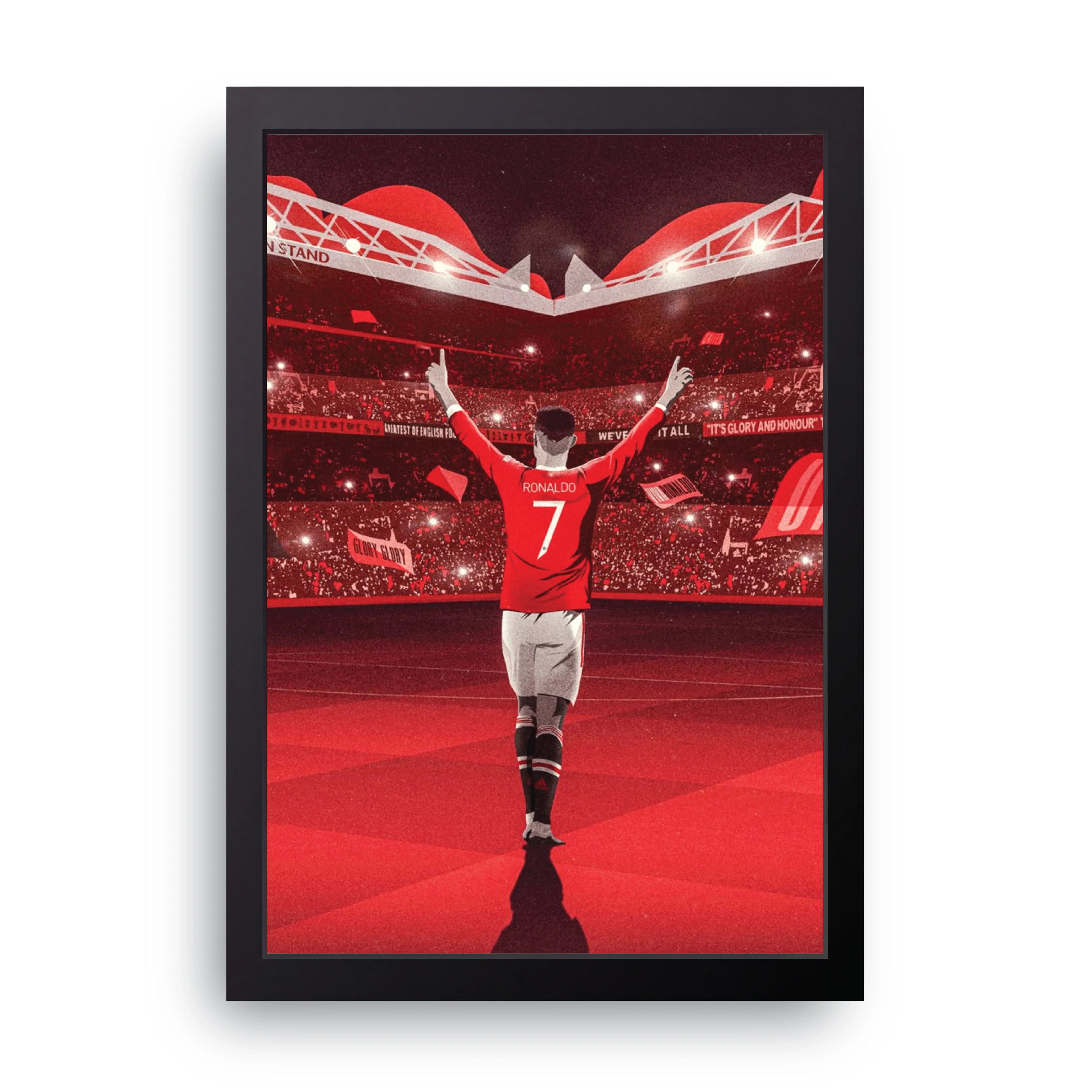RONALDO MAN, UNITED 2 framed wall art print — HIBR
