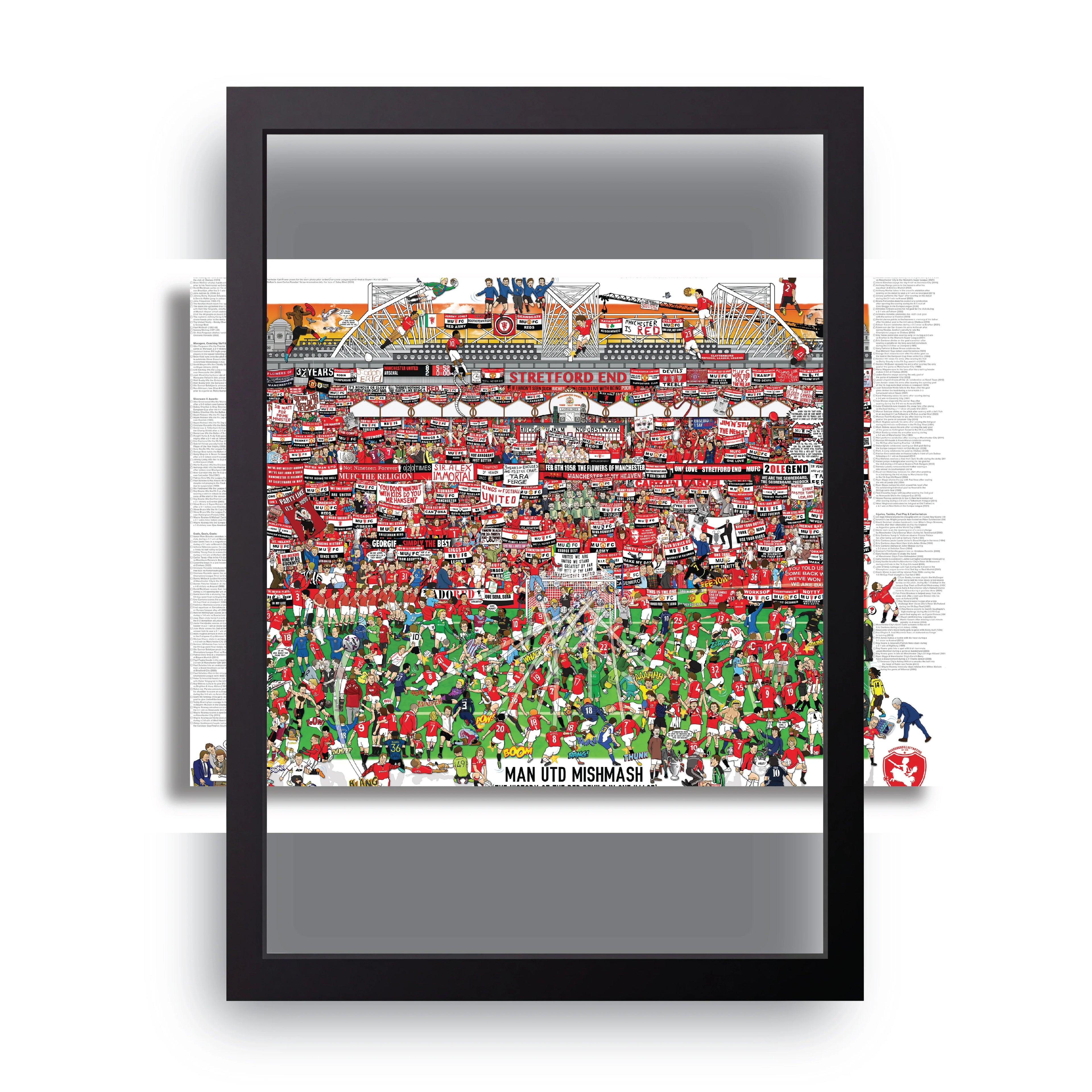 STRETFORD END framed wall art print — HIBR
