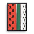 Palestine Stripes framed wall art print — HIBR