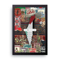 Palestine Heritage framed wall art print — HIBR