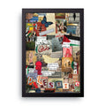 Palestine Freedom Collage framed wall art print — HIBR