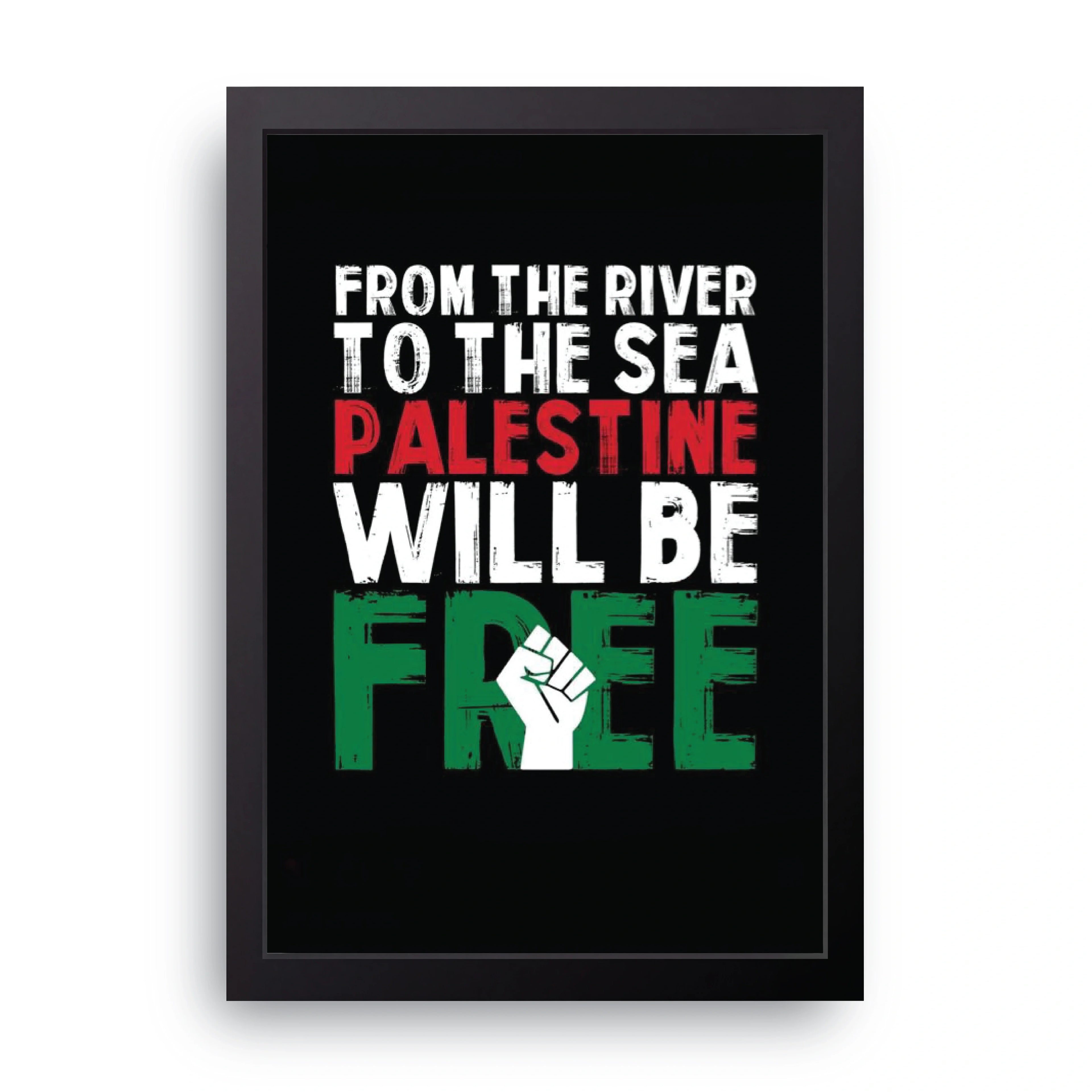 River To The Sea framed wall art print — HIBR