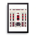 ARSENAL STADIUM framed wall art print — HIBR