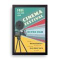Cinema Festival framed wall art print — HIBR