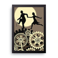 Silent Film Dance framed wall art print — HIBR