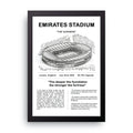 THE GUNNERS framed wall art print — HIBR
