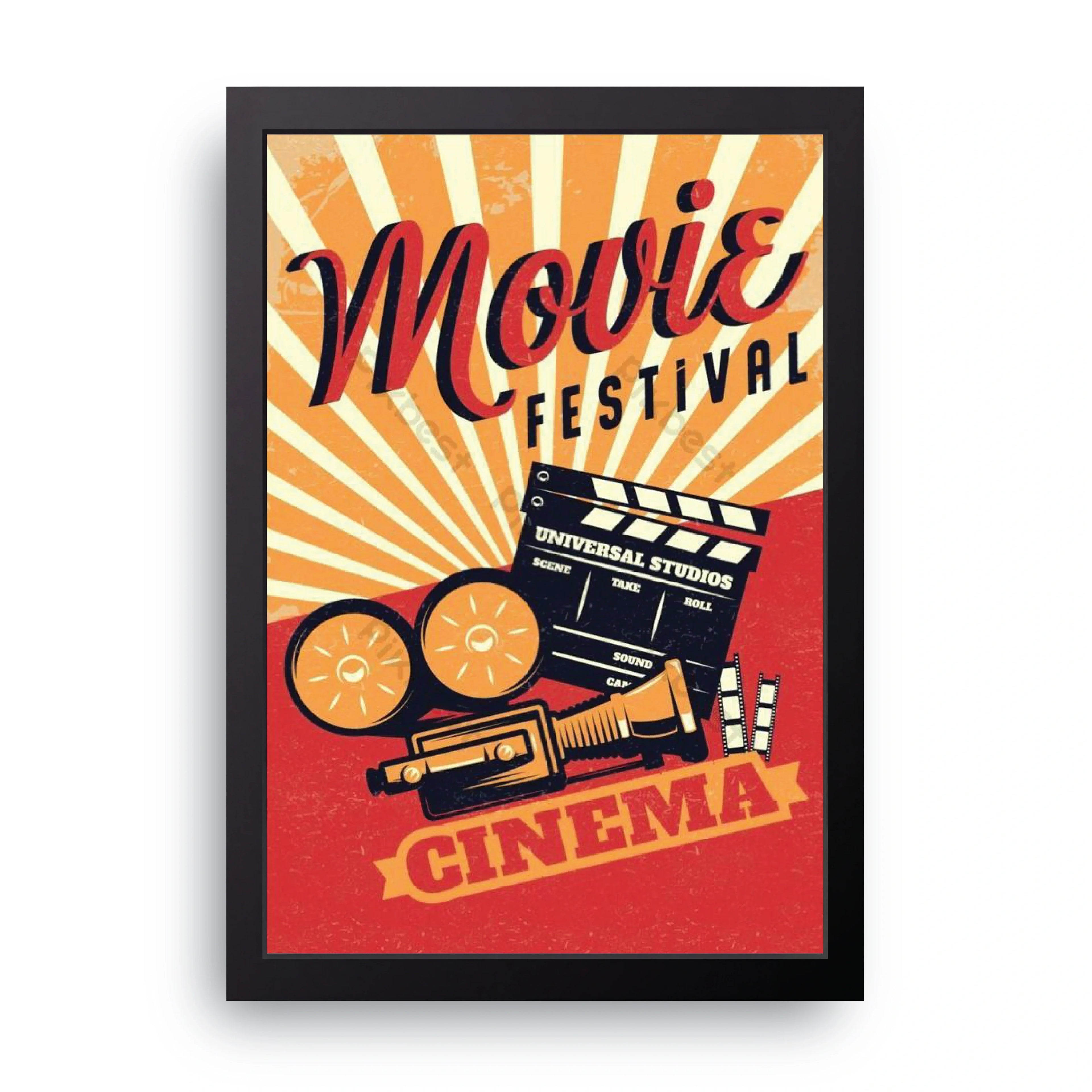 Movie Festival framed wall art print — HIBR