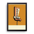 Good Times Sign framed wall art print — HIBR