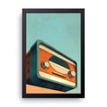 Retro Radio framed wall art print — HIBR