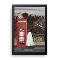Ghosts At Telephone Box framed wall art print — HIBR