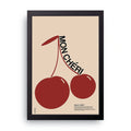 Mon Chéri Cherries framed wall art print — HIBR