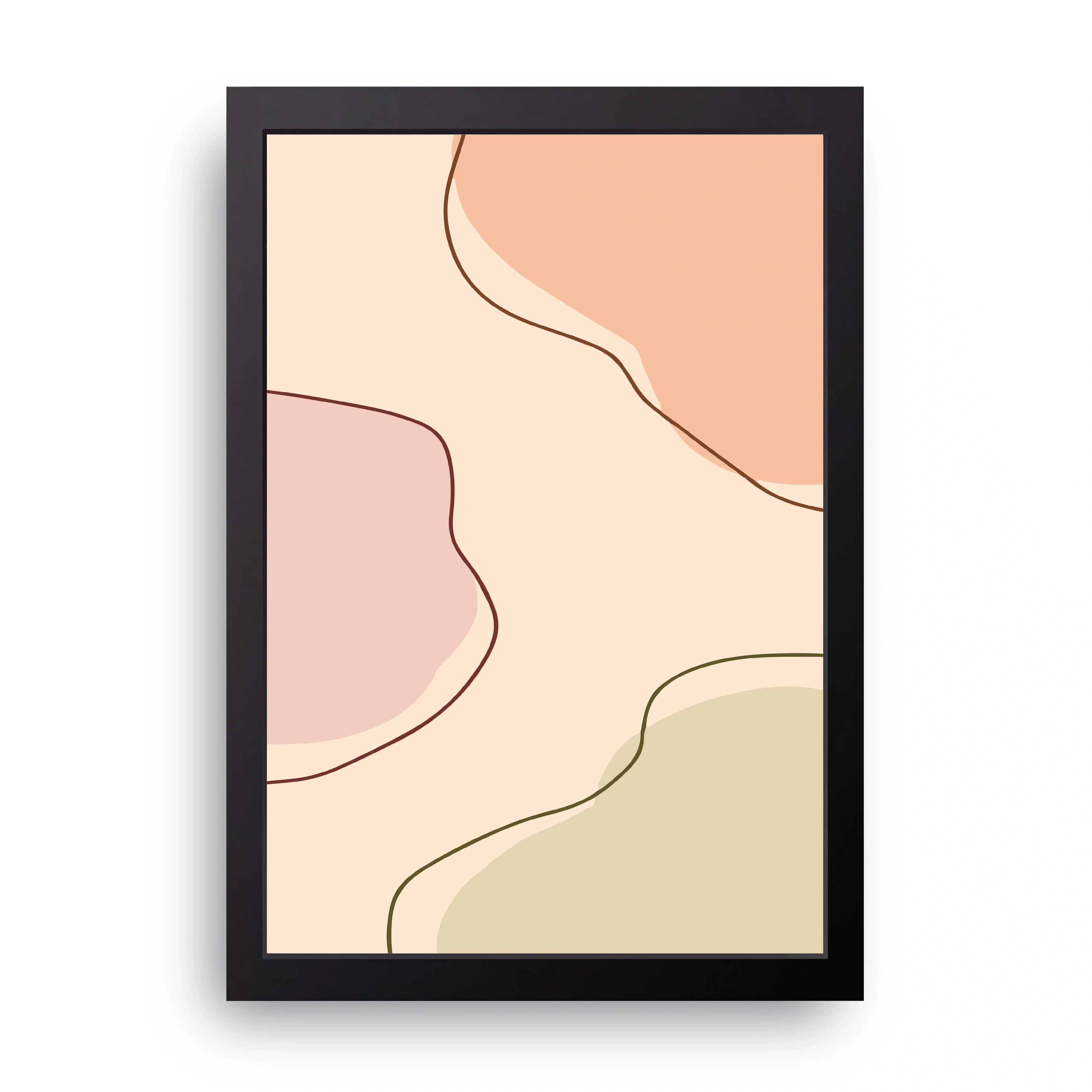 Soft Sand framed wall art print — HIBR