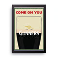 COME ON YOU framed wall art print — HIBR
