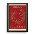 ARSENAL FC framed wall art print — HIBR