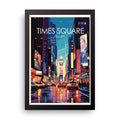TIMES SQUARE framed wall art print — HIBR