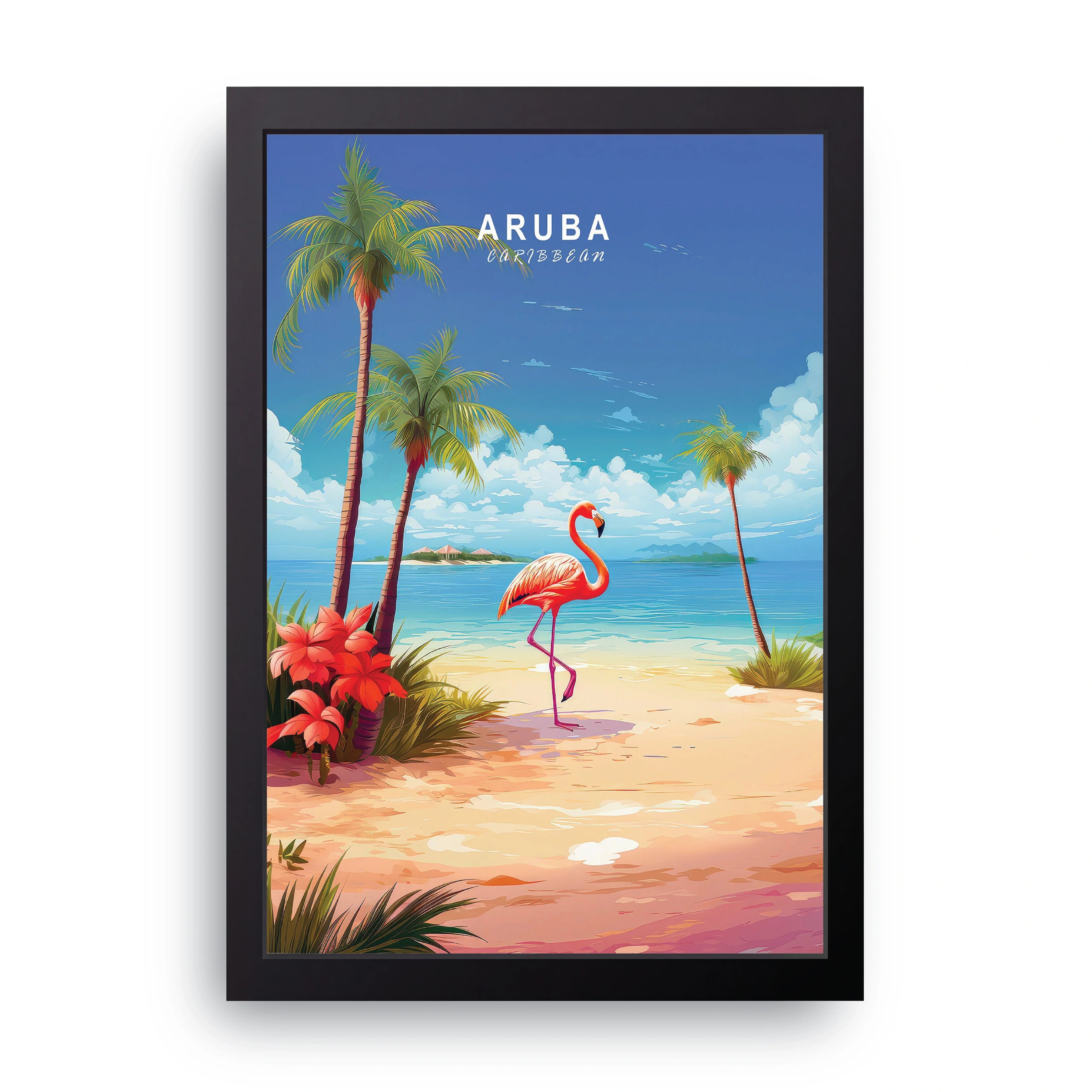 ARUBA framed wall art print — HIBR