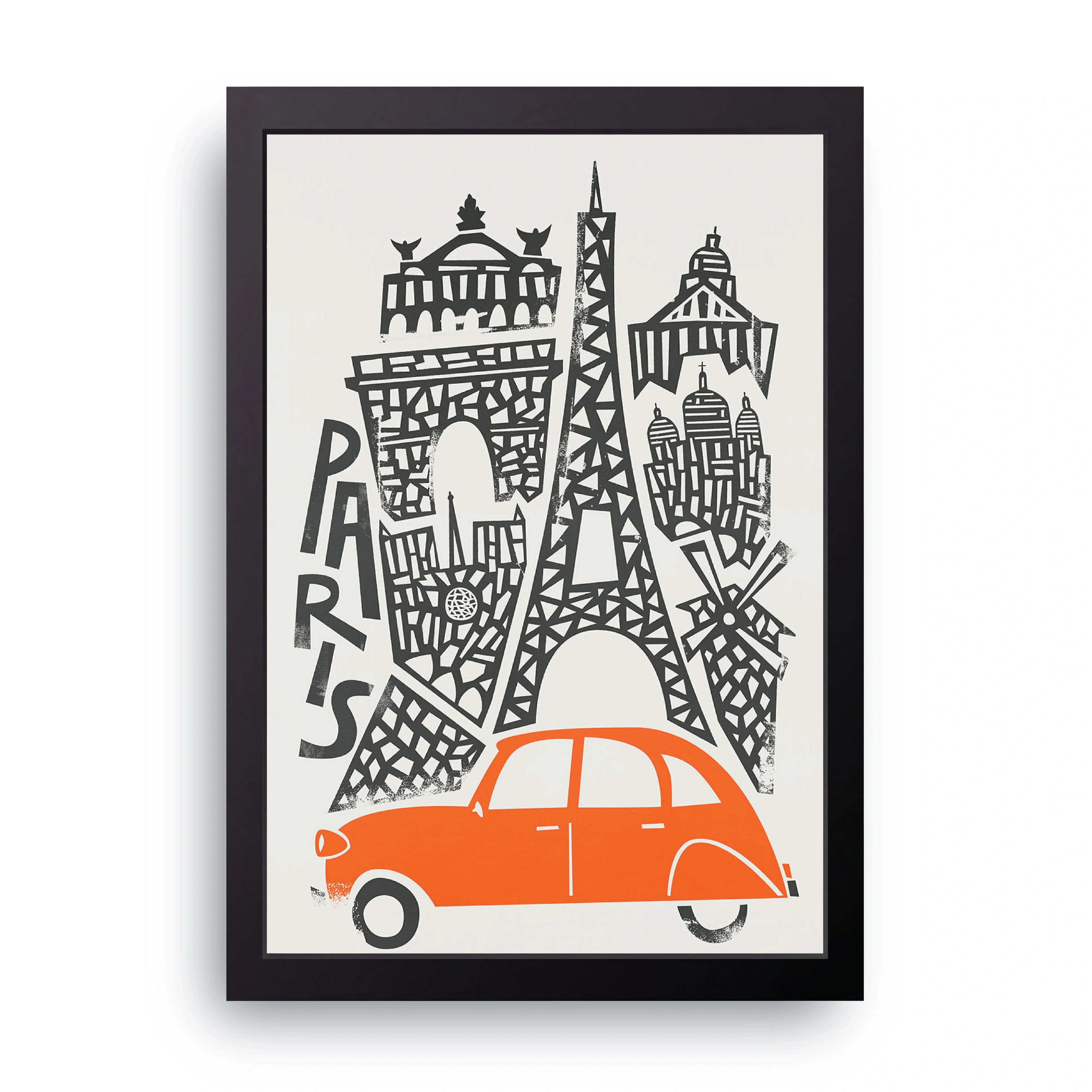 PARIS framed wall art print — HIBR