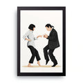 Pulp Fiction Dance framed wall art print — HIBR