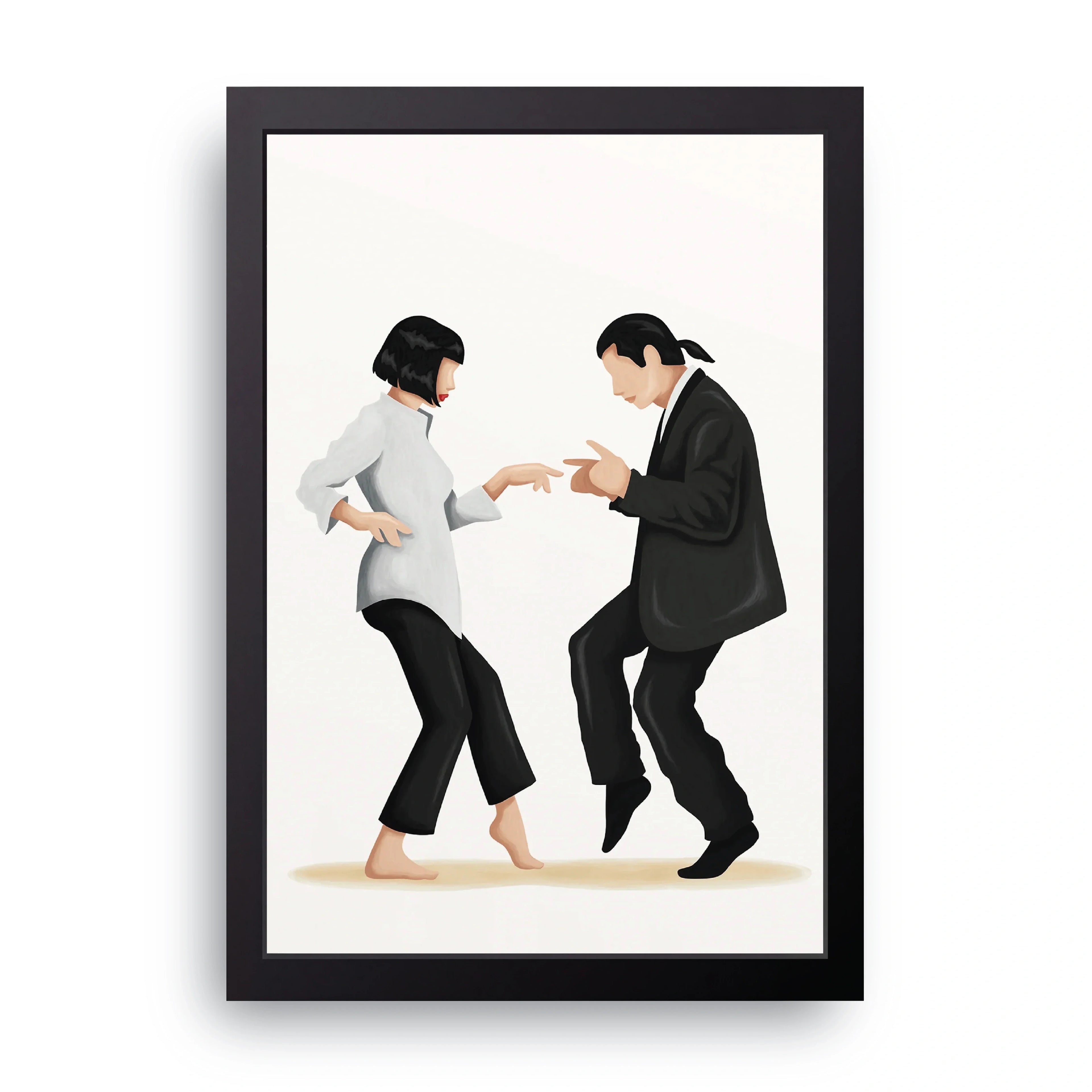 Pulp Fiction Dance framed wall art print — HIBR