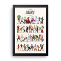 Everybody Dance Now framed wall art print — HIBR