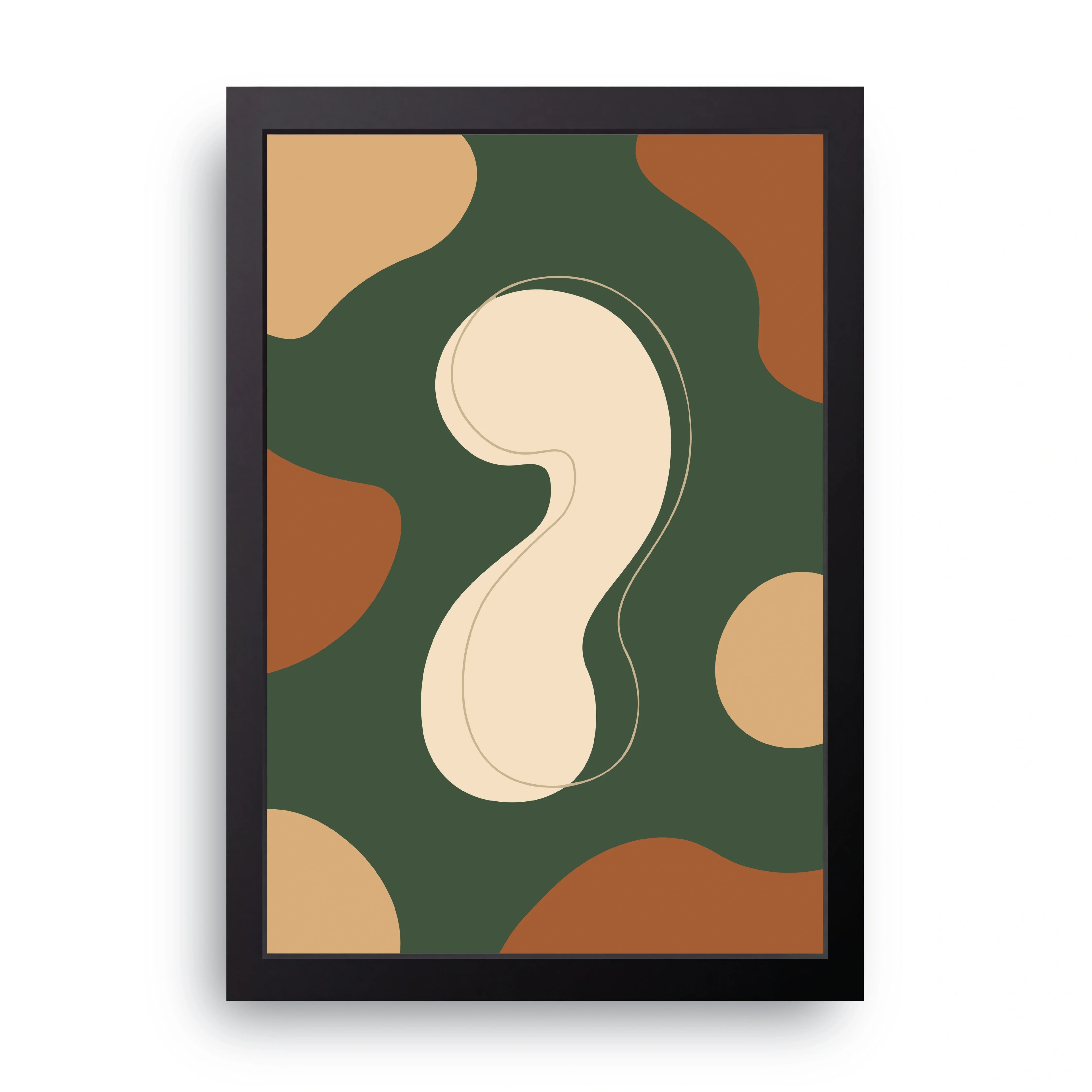 ABSTRACT {5} framed wall art print — HIBR