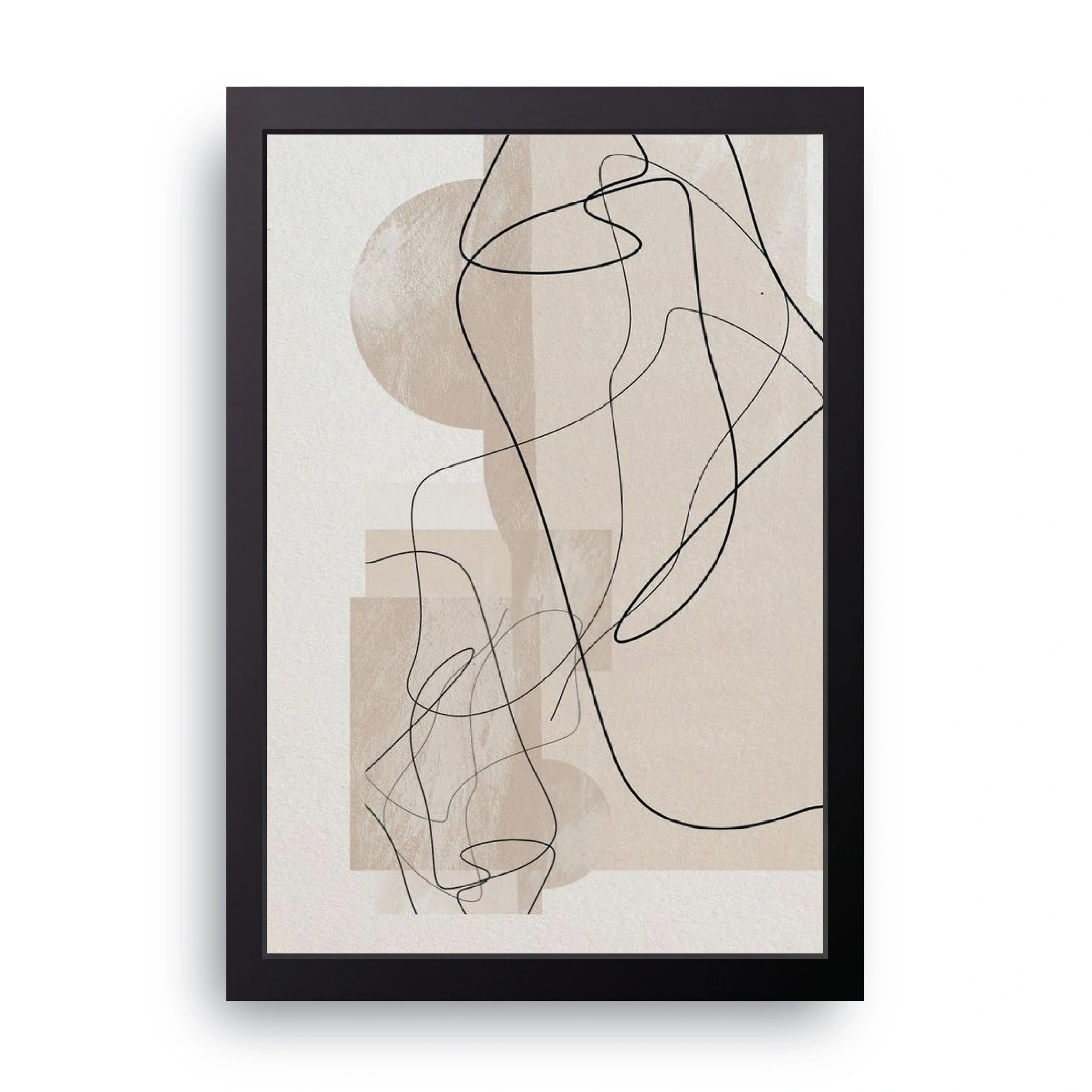 ABSTRACT {7} framed wall art print — HIBR