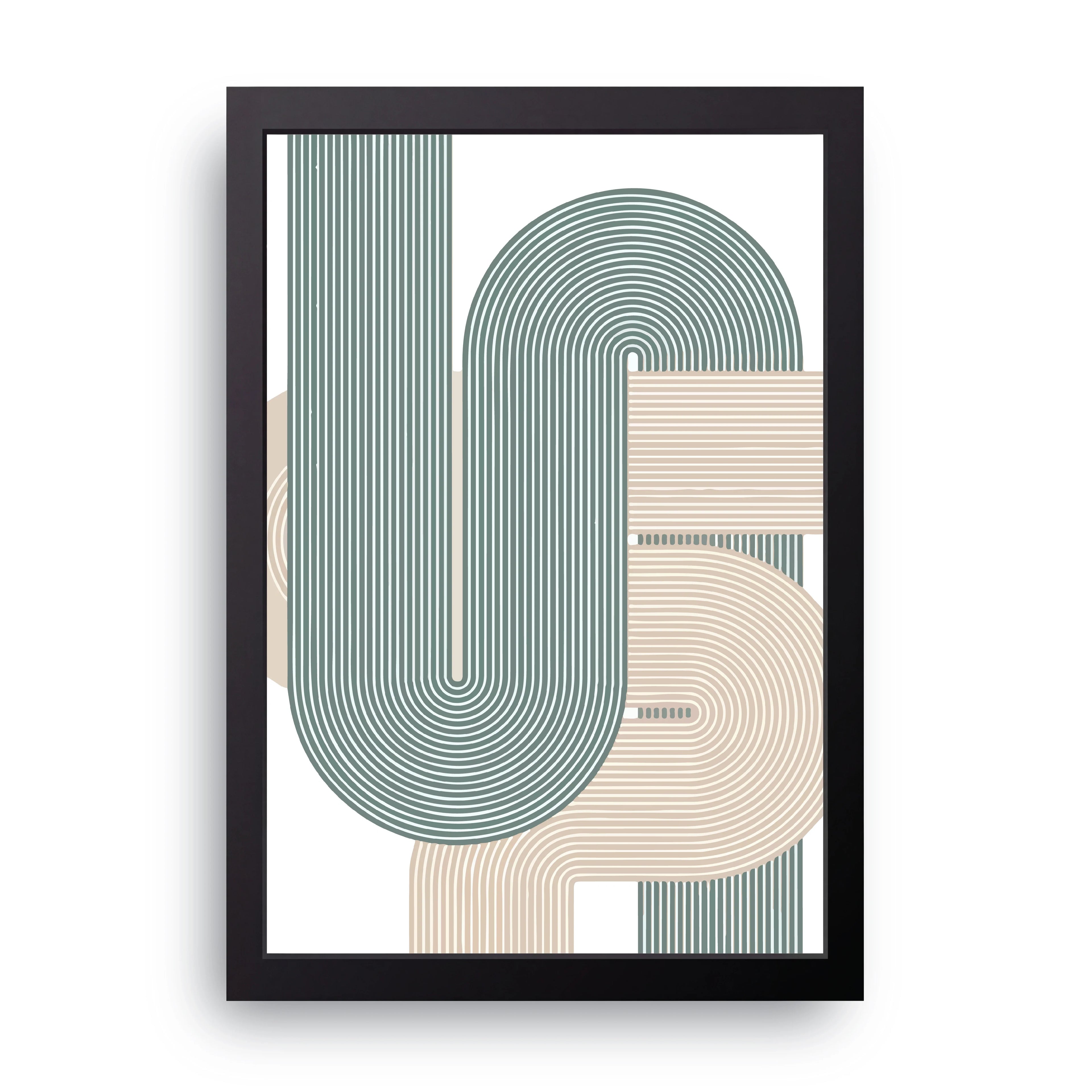 ABSTRACT {9} framed wall art print — HIBR