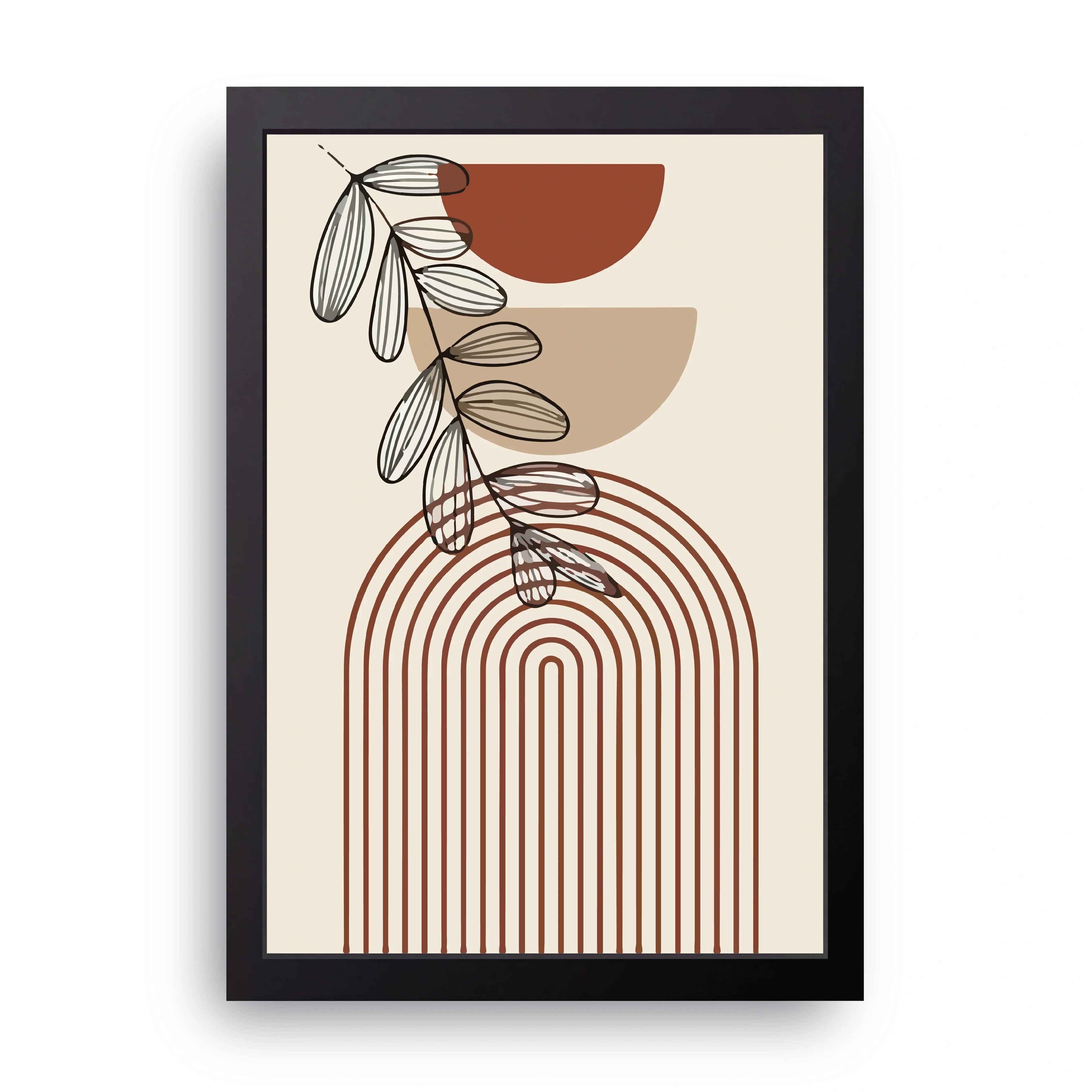 ABSTRACT {10} framed wall art print — HIBR