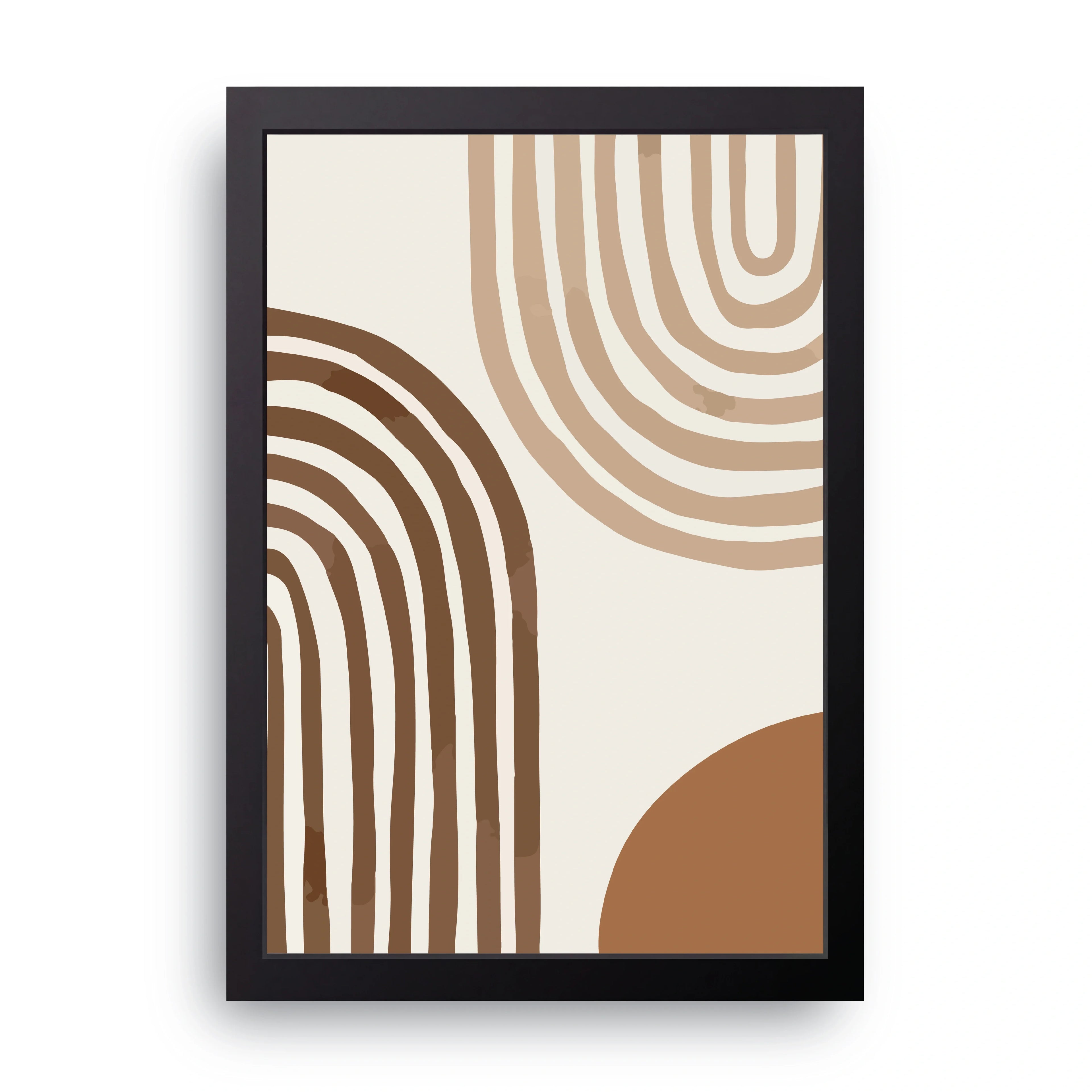 ABSTRACT {13} framed wall art print — HIBR