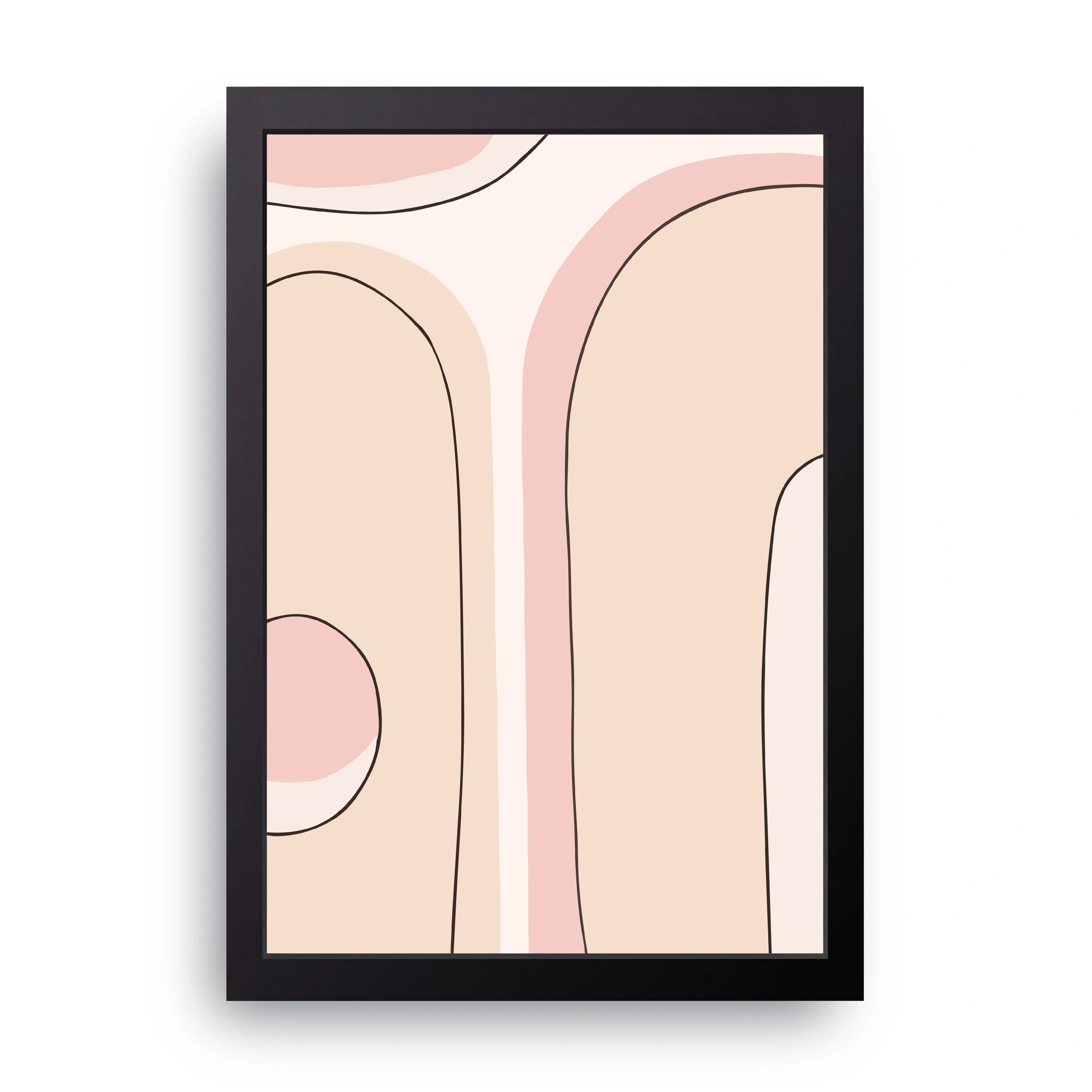 ABSTRACT {16} framed wall art print — HIBR