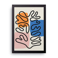 Matisse Swirl framed wall art print — HIBR