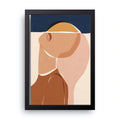 Serene Profile framed wall art print — HIBR