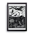 Nature Engraving framed wall art print — HIBR
