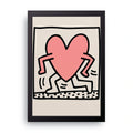 Dancing Heart framed wall art print — HIBR