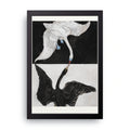 Crane Reflection framed wall art print — HIBR