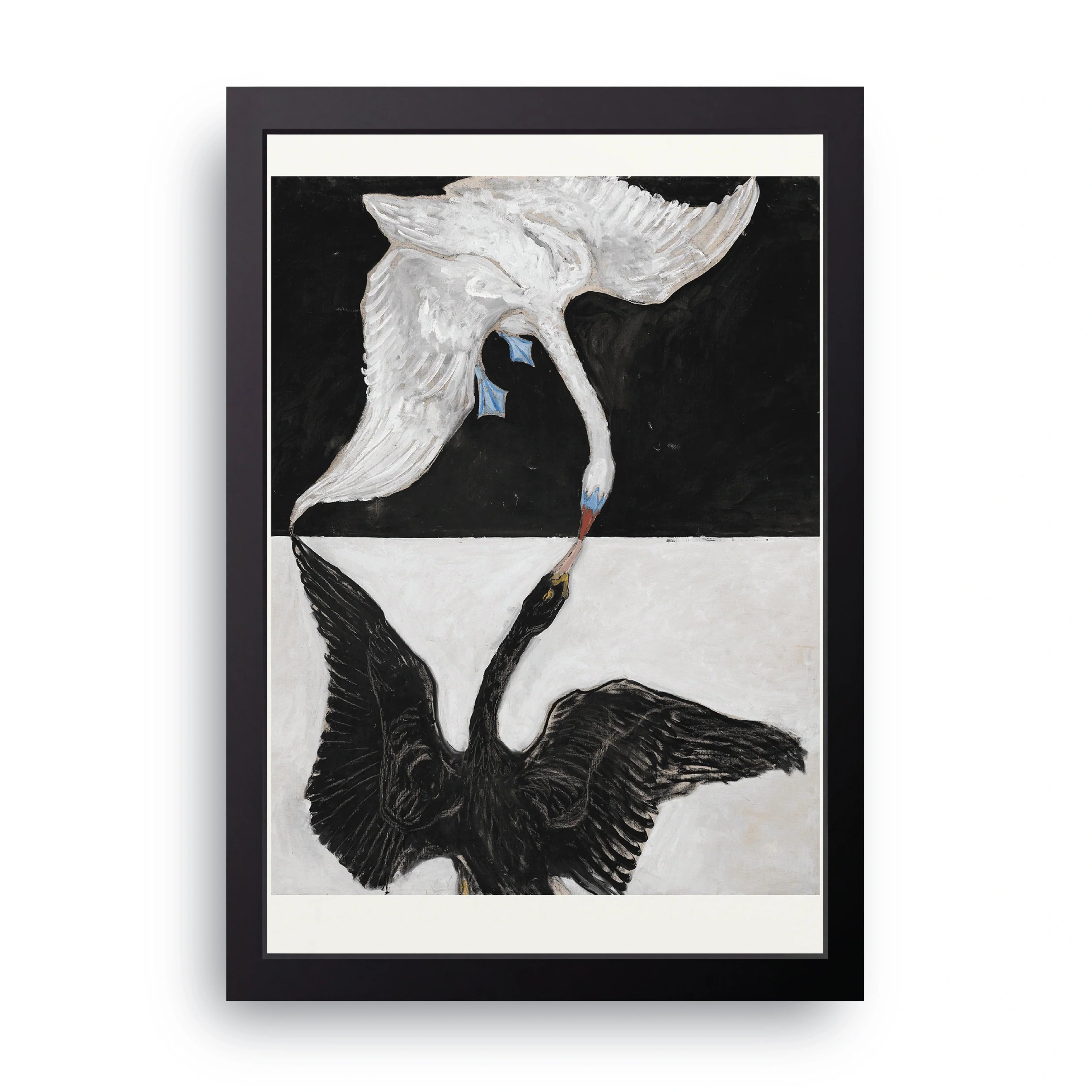 Crane Reflection framed wall art print — HIBR