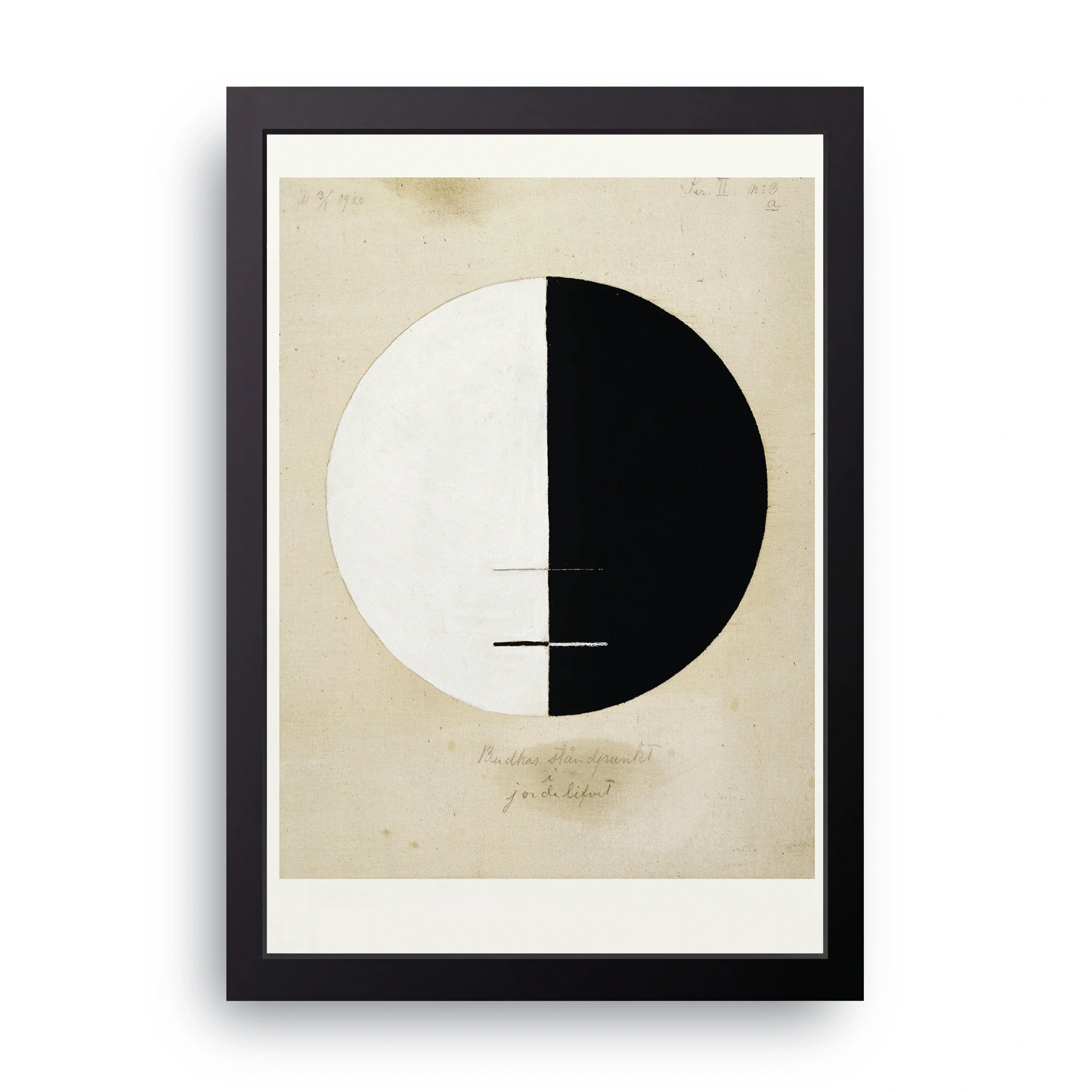 Half Circle framed wall art print — HIBR